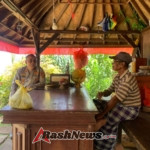Polri Untuk Masyarakat, Kapolsek Pupuan Sambangi Tokoh Agama dan Pedagang di Pura Siwa Desa Pujungan