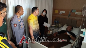 Sebagai Wujud Kepedulian dan Solidaritas, Polsek Kuta Selatan Gelar Anjangsana, Kunjungi Anggota yang Sedang Sakit