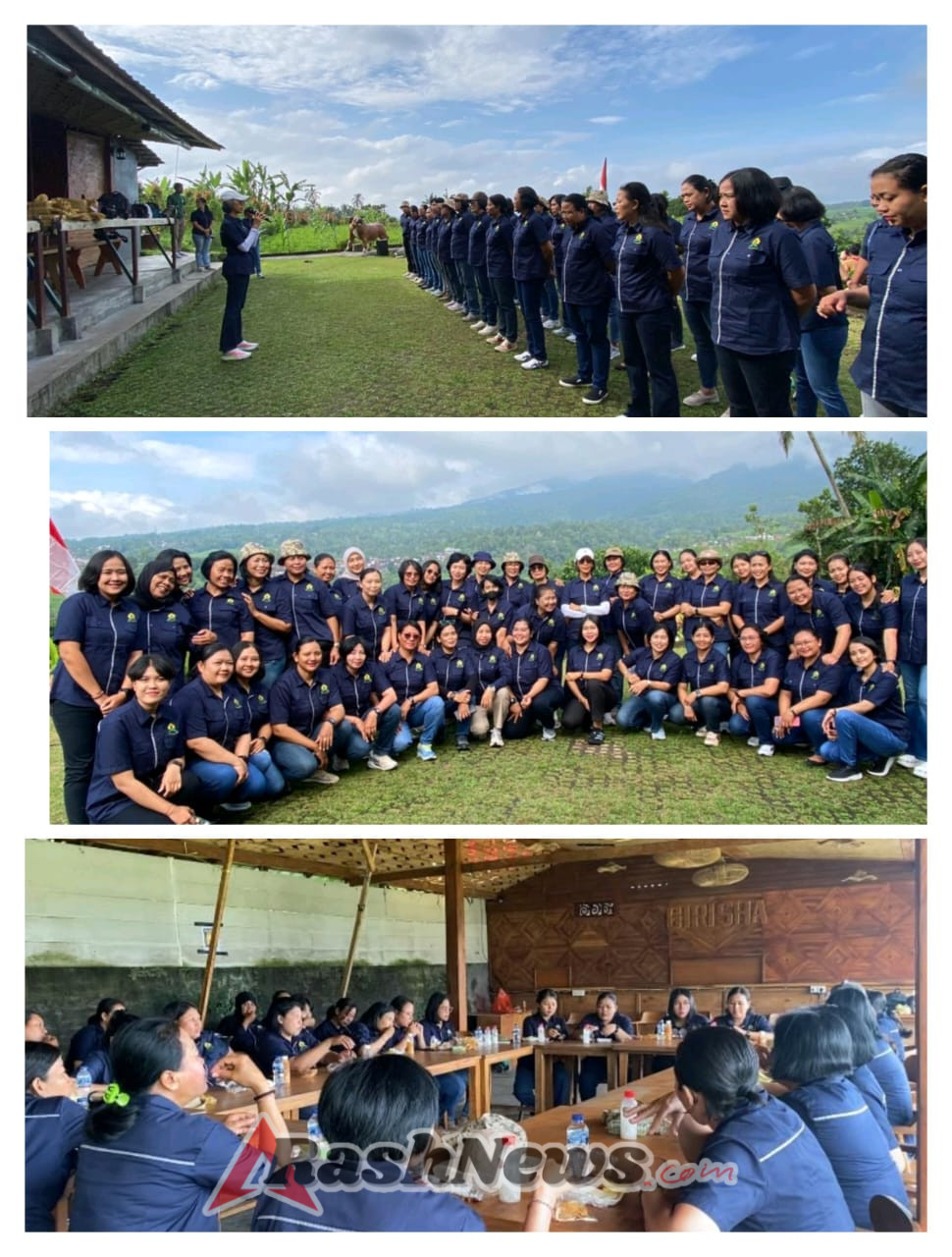 Polwan Polres Tabanan Gelar Outbound dan Family Gathering, Wujudkan Kekompakan dan Semangat Kebersamaan