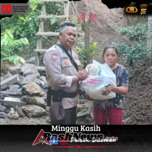Ringankan Beban Warga Binaan, Bhabinkamtibmas Melaksanakan “Minggu Kasih”