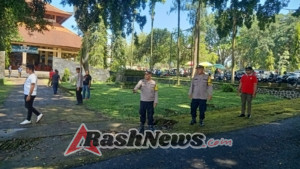 Pawas Polsek Marga Pimpin Pengamanan Kegiatan Hut Pertama POC Bali