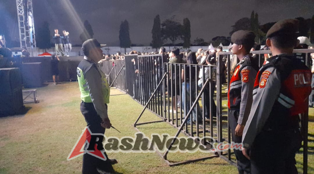 Dibackup Polresta Denpasar, Polsek Dentim Amankan Konser Musik XD Fiesta 2025 Berlangsung Aman dan Kondusif