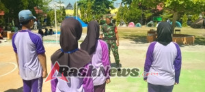 Pelajar Antusias, Babinsa Koramil Alas Tanamkan Jiwa Kedisiplinan Melalui Latihan PBB di Sekolah