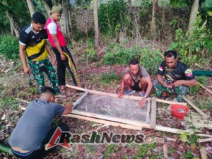 Semangat Gotong Royong dalam Pembuatan Mall Car Dinding di Irigasi Lewur Tepu Capai 22%