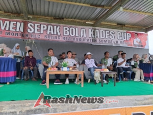 Kades Cup I Bangkat Monteh Resmi Dibuka, Babinsa dan Warga Antusias Meriahkan Acara