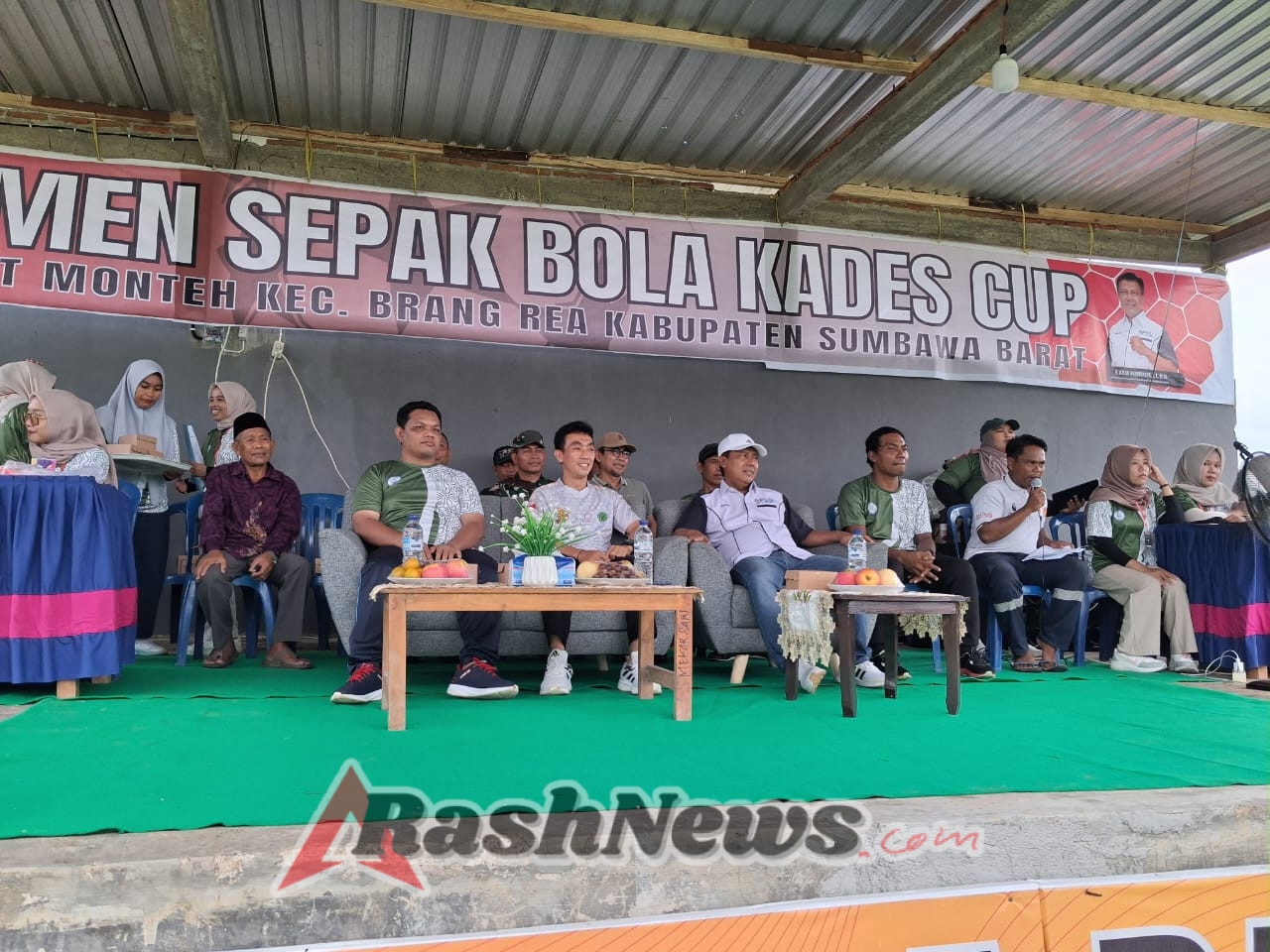Kades Cup I Bangkat Monteh Resmi Dibuka, Babinsa dan Warga Antusias Meriahkan Acara