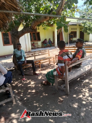 Babinsa Bioba Baru Ingatkan Warga Bahaya Konsumsi Miras