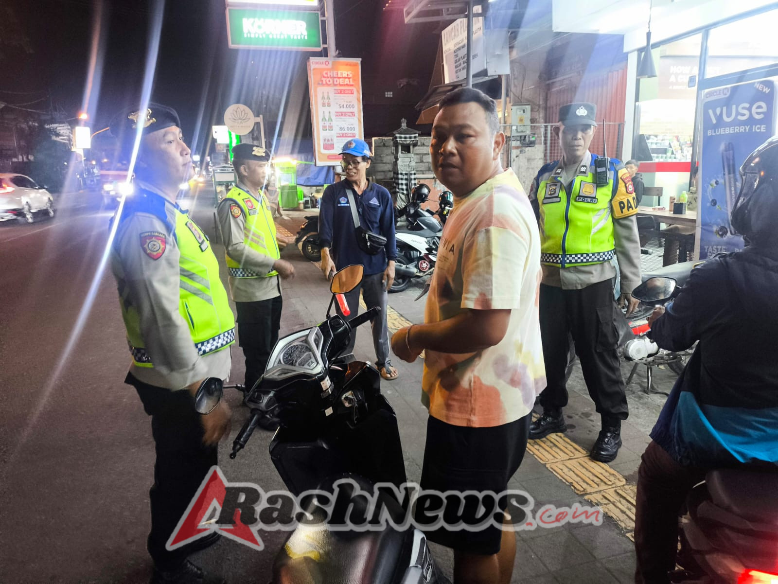 Polsek Denpasar Selatan Gelar Patroli KRYD, Yustisi dan Cooling System Cegah Gangguan Kamtibmas