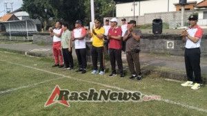 Kapolsek Blahbatuh Hadiri Upacara Pembukaan Porcam Kecamatan Blahbatuh Tahun 2025