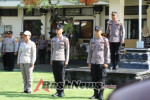 Waka Polres Tabanan Pimpin Apel Jam Pimpinan, Tekankan Disiplin dan Kesiapsiagaan Personel