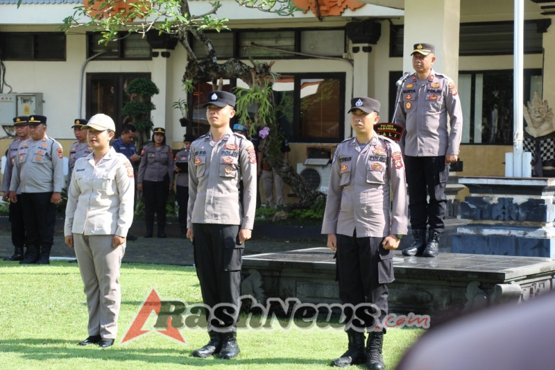 Waka Polres Tabanan Pimpin Apel Jam Pimpinan, Tekankan Disiplin dan Kesiapsiagaan Personel