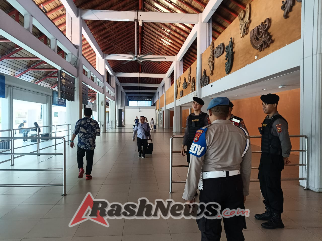 Pengamanan Bandara Diperketat, Polres Bandara Ngurah Rai Pastikan Kenyamanan Wisatawan