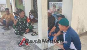 Koramil Seteluk Terus Dekatkan Diri dengan Warga Lewat Komsos dan Monitoring Wilayah
