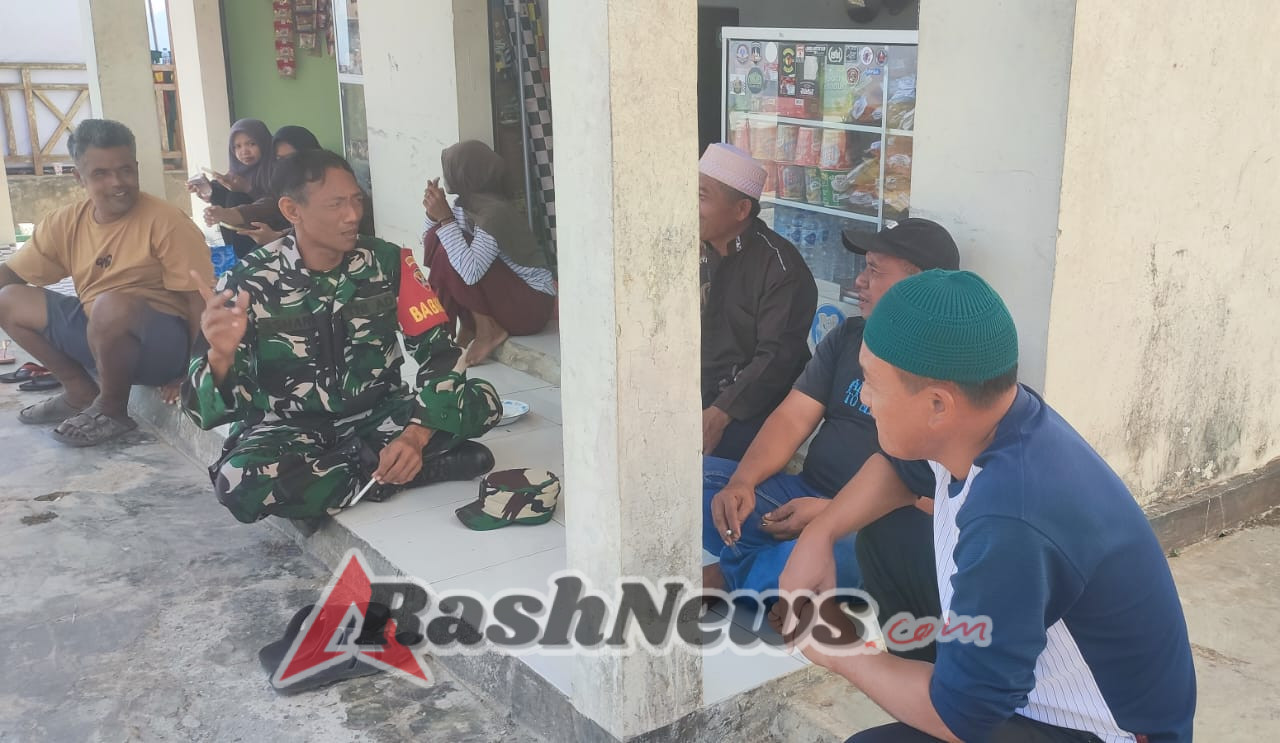 Koramil Seteluk Terus Dekatkan Diri dengan Warga Lewat Komsos dan Monitoring Wilayah