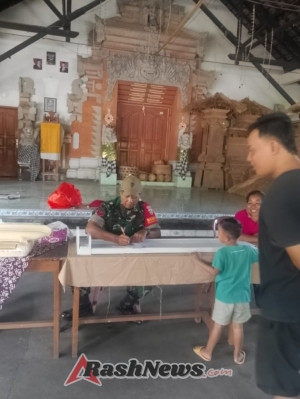 Babinsa dan Petugas Kesehatan Bersinergi Wujudkan Masyarakat Sehat