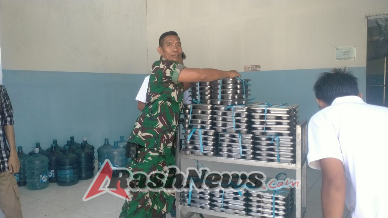 Koramil 1614-01/Dompu Dukung Program Bantuan Gizi Nusantara