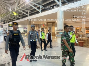 TNI AU, Polri, dan Avsec Bandara Ngurah Rai Gelar Patroli Gabungan Skala Besar, Wujudkan Kenyamanan dan Keamanan Pengguna Jasa Bandara