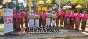 Bhayangkari Polresta Denpasar Gelar Persembahyangan Peringati HKGB di Pura Luhur Candi Narmada