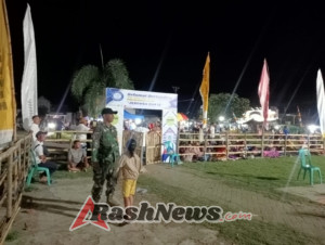 Babinsa Jereweh Aktif Lakukan Pengamanan dan Patroli di Ajang Jereweh Cup II