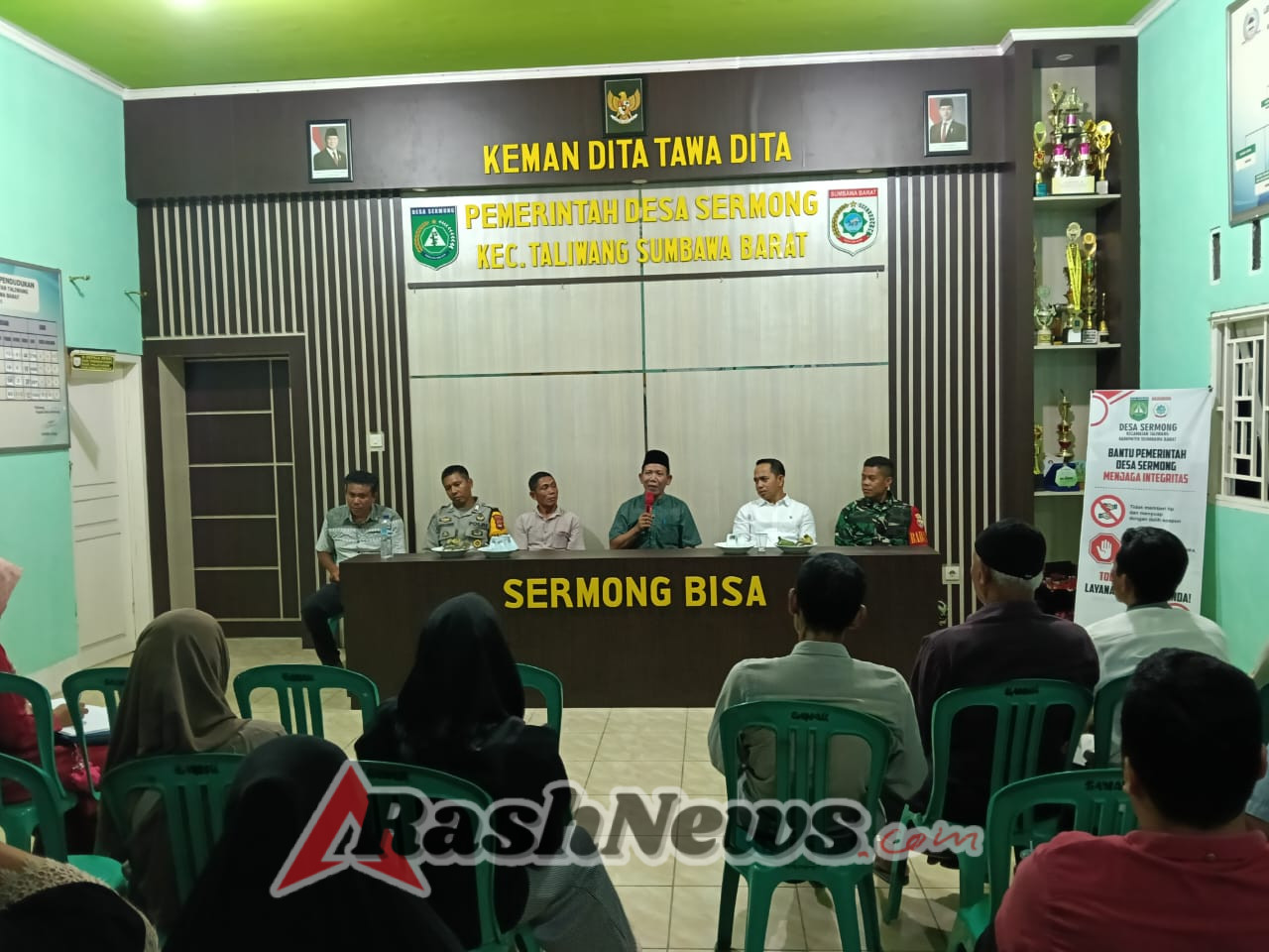 Koperasi Merah Putih Desa Sermong Siap Miliki Gedung Baru, Babinsa Beri Dukungan