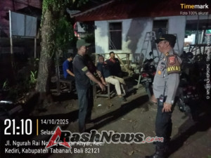 Polsek Kediri Gencarkan Pelaksanaan Patroli Barcode Malam Hari