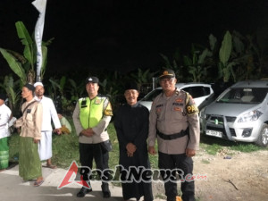 Polsek Kerambitan Amankan kegiatan Doa Bersama Majlis Dzikir Wa Maulidurrasul SAW.