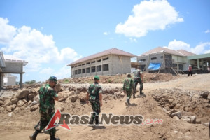 Kodim 1607/Sumbawa All Out Dukung Pembangunan Yonif TP 835/SYB, Danrem 162 Lakukan Peninjauan