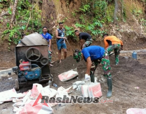 Upaya TNI Membangun Negeri Melalui TMMD Ke-126 Kodim 1611/Badung dalam Pembangunan Desa