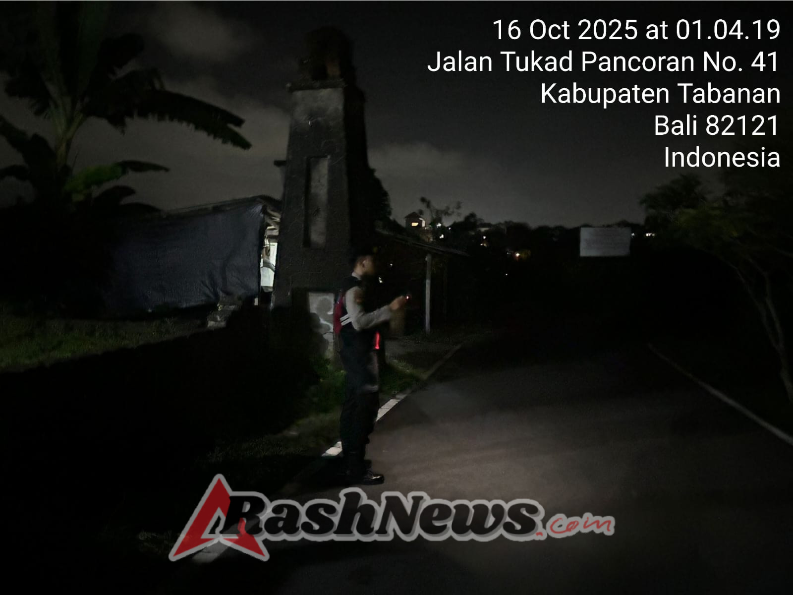 Sat Samapta Polres Tabanan Gelar Patroli Jalan Kaki Subuh, Wujudkan Keamanan Kondusif di Tengah Kota