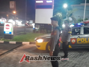 Piket Fungsi Polsek Kediri Dipimpin Pawas  Laksanakan Blue Light Patrol (BLP)