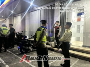 Polres Tabanan Gelar Blue Light Patrol Dini Hari, Antisipasi Kejahatan 3C di Wilayah Kota