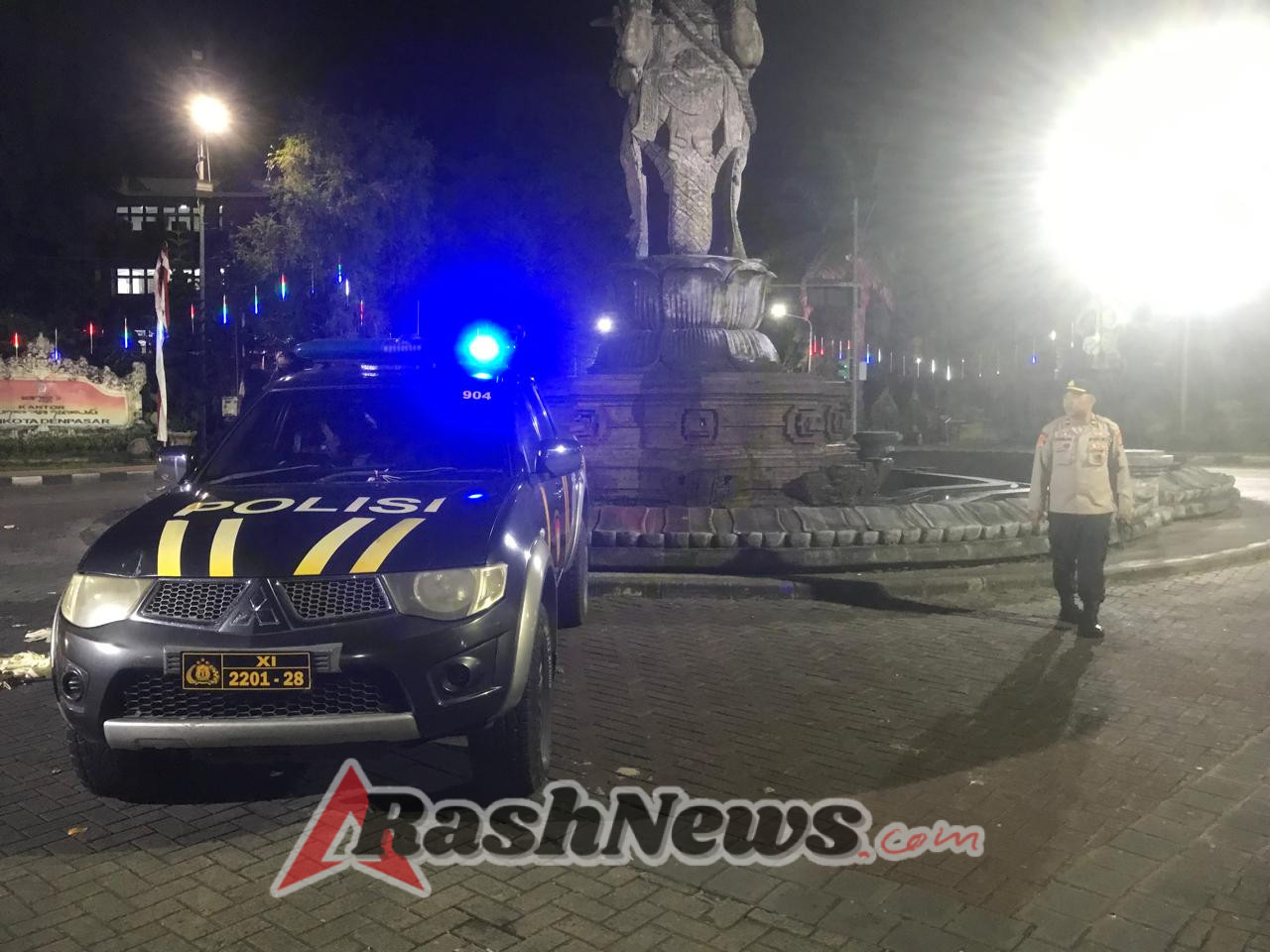 Antisipasi Kejahatan Jalanan, Polsek Dentim Gencarkan Patroli Blue Light di Titik Rawan Malam Hari