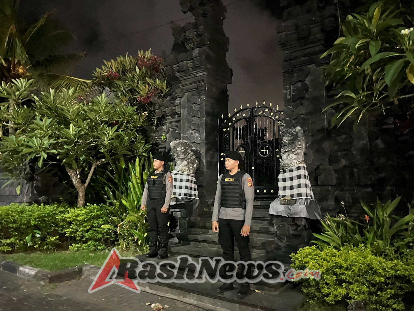 Polres Bandara Ngurah Rai Pastikan Stabilitas Keamanan Lewat Patroli Malam Terpadu