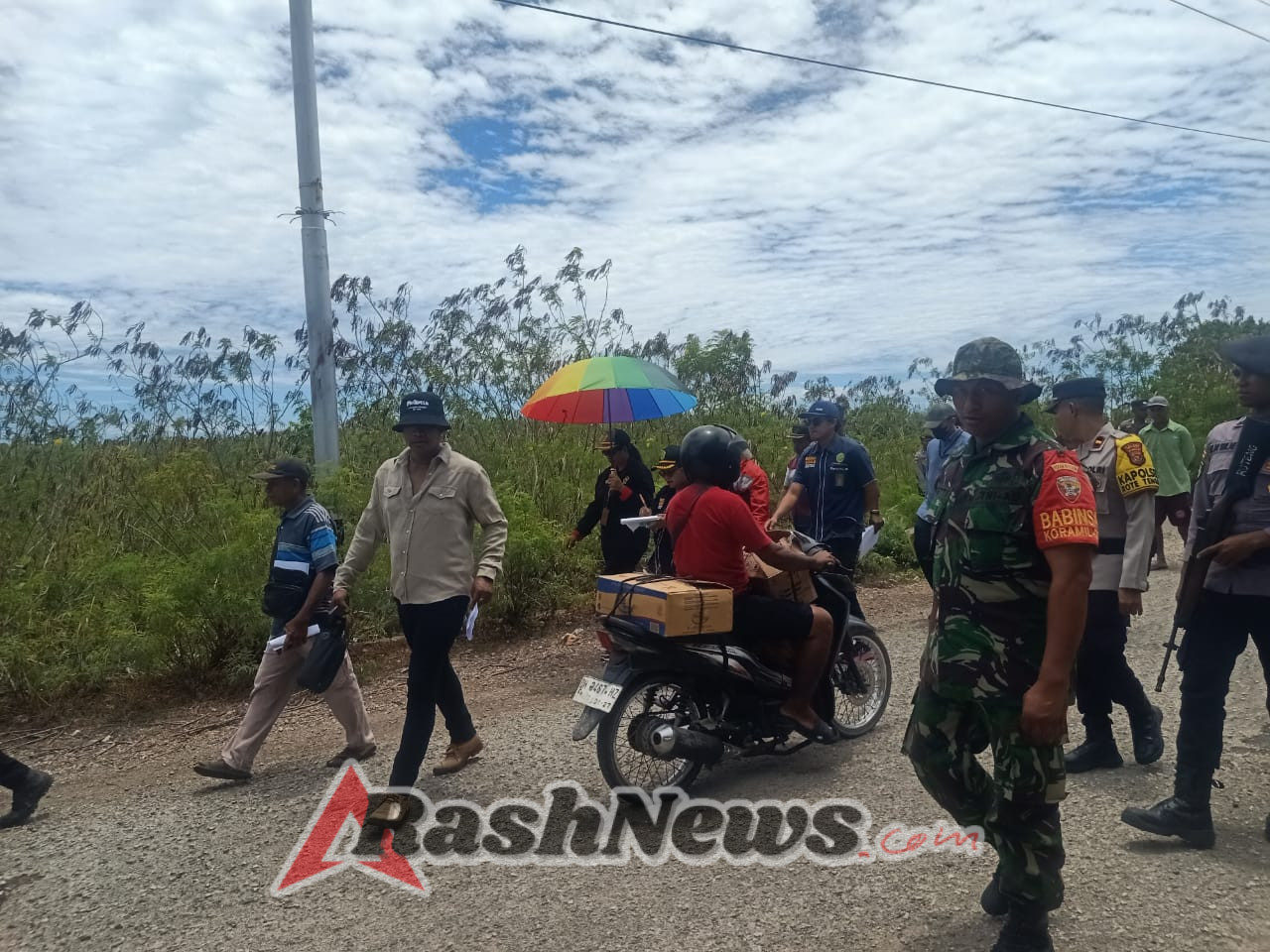 Kolaborasi TNI, Polri, dan Pengadilan Rote Ndao Selesaikan Sengketa Tanah Secara Damai di Baubafan