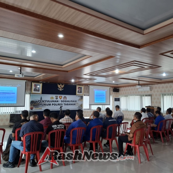 Polres Tabanan Ikuti Sosialisasi Implementasi KUHP Baru, Divkum Polri Tekankan Paradigma Keadilan Restoratif