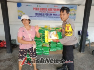 Gerakan Pangan Murah Polsek Seltimdalam mendukung kebijakan pemerintah untuk menjaga stabilitas harga pangan dan membantu meringankan beban masyarakat