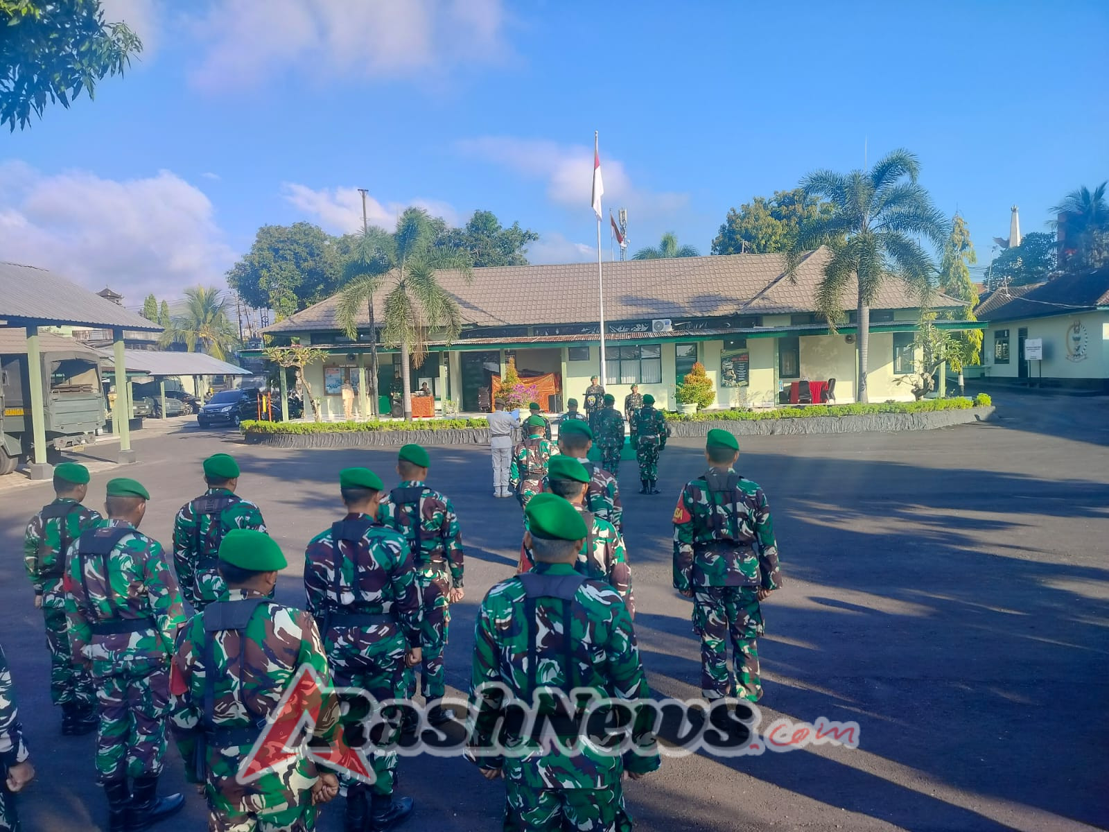 Upacara Tujuh belasan, Kodim 1623/Karangasem Dilaksanakan Dengan Penuh Makna