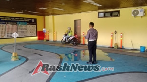 Pastikan Kompetensi Pengendara, Satlantas Polres Badung Gelar Uji Praktik SIM C