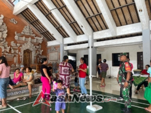 Babinsa Koramil Gianyar Kawal Pemantauan Tumbuh Kembang Balita