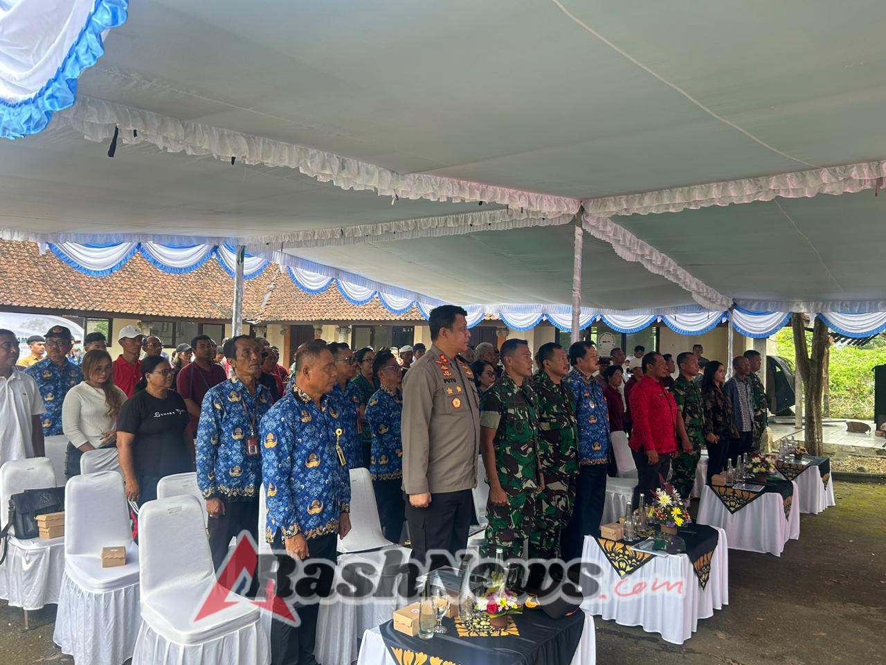 Kapolres Tabanan Hadiri Ground Breaking Koperasi Merah Putih, Dorong Penguatan Ekonomi Kerakyatan