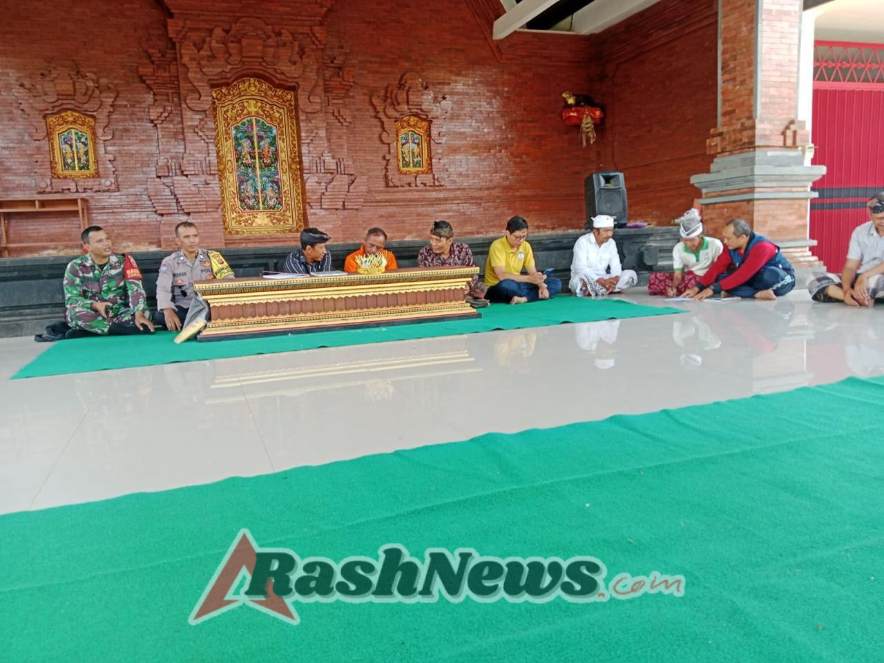 Atensi Sosialisasi Rehabilitasi Jaringan Irigasi Di Subak Timuhun, Serda Kadek Dwi Awan Siap Dukung Dan Berkontribusi