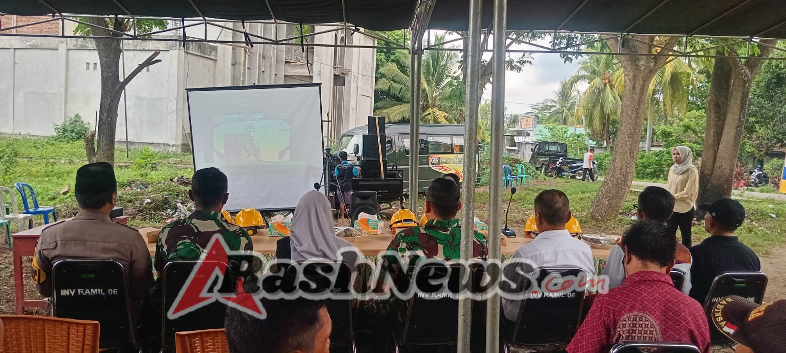 Peletakan Batu Pertama Koperasi Merah Putih, Dandim 1614/Dompu Jadi Garda Depan