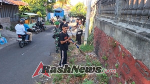 Babinsa dan Bhabinkamtibmas Banjar Jawa Ajak Warga Wujudkan Lingkungan Bersih dan Sehat