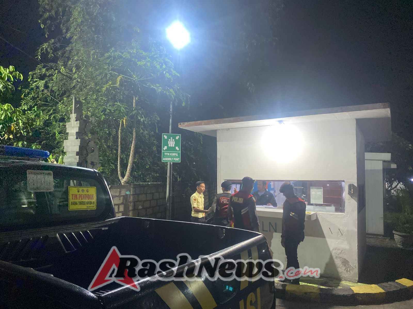 Jaga Kamtibmas Malam, Polsek Nusa Penida Sisir Sejumlah Lokasi Rawan.