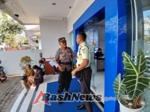 Satuan Binmas Polres Bangli Laksanakan Pembinaan dan Koordinasi dengan Satuan Pengamanan BRI Unit Bangli