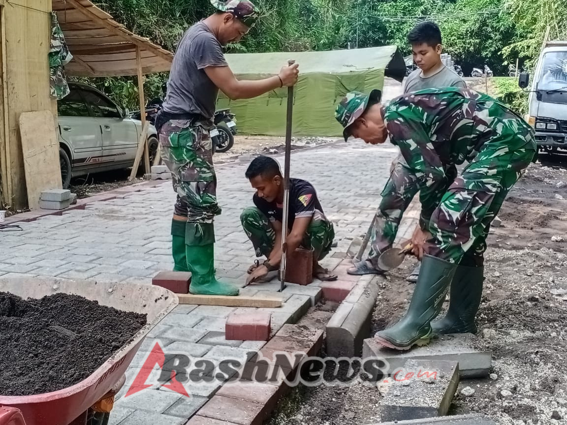 Kiprah TNI di TMMD Ke-126 TA 2025 Kodim 1611/Badung dalam Membangun Desa
