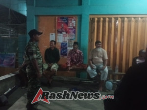 TNI Koramil 1628-05/Jereweh Rutin Laksanakan Patroli Malam Cegah Gangguan Kamtibmas