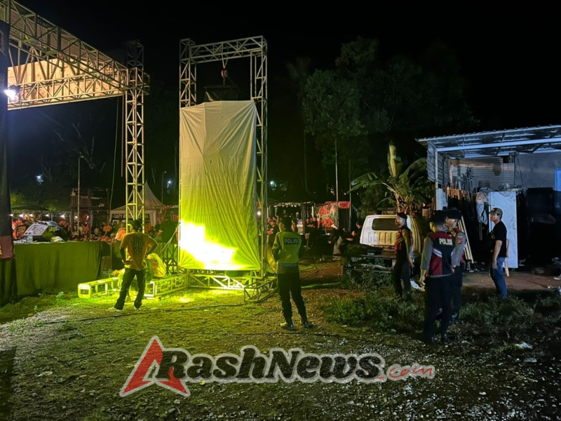Penuh Warna dan Musik, Polsek Nusa Penida Amankan Perayaan HUT ‘Geng Tato’ Dukung Promosi Pariwisata.