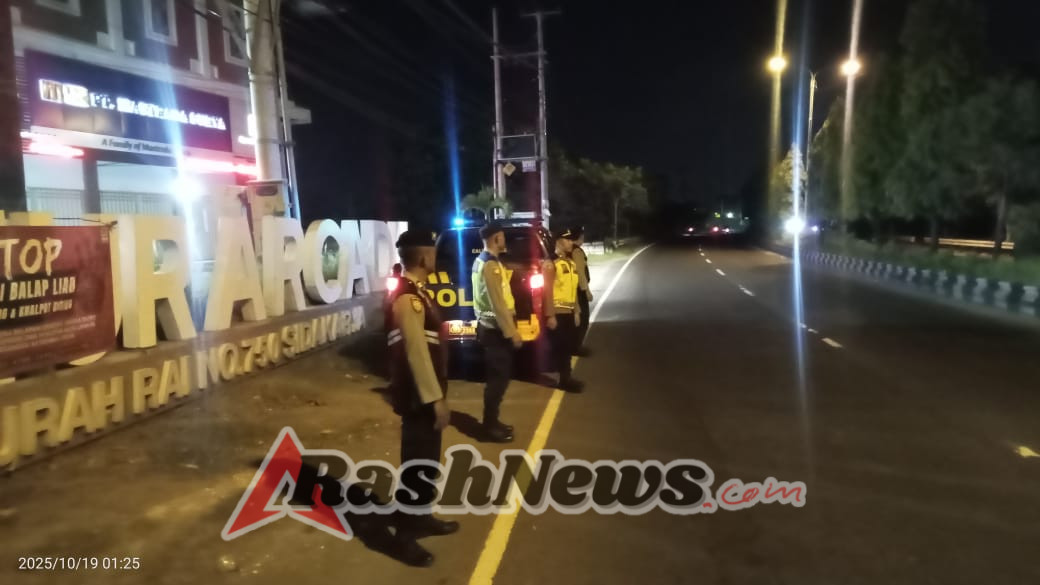 Patroli Malam Minggu, Polsek Denpasar Selatan Jaga Keamanan Wilayah