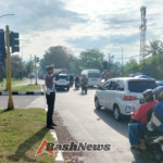Personel Sat Lantas Polres Gianyar Siaga di Sejumlah Titik Antisipasi Libur Akhir Pekan